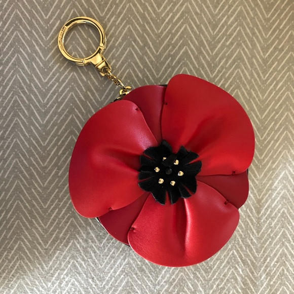 kate spade Other - Kate Spade “Ooh La La Poppy” Keychain, NEW